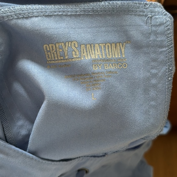 Greys Anatomy Ceil Blue Scrub Pant L - Picture 4 of 4